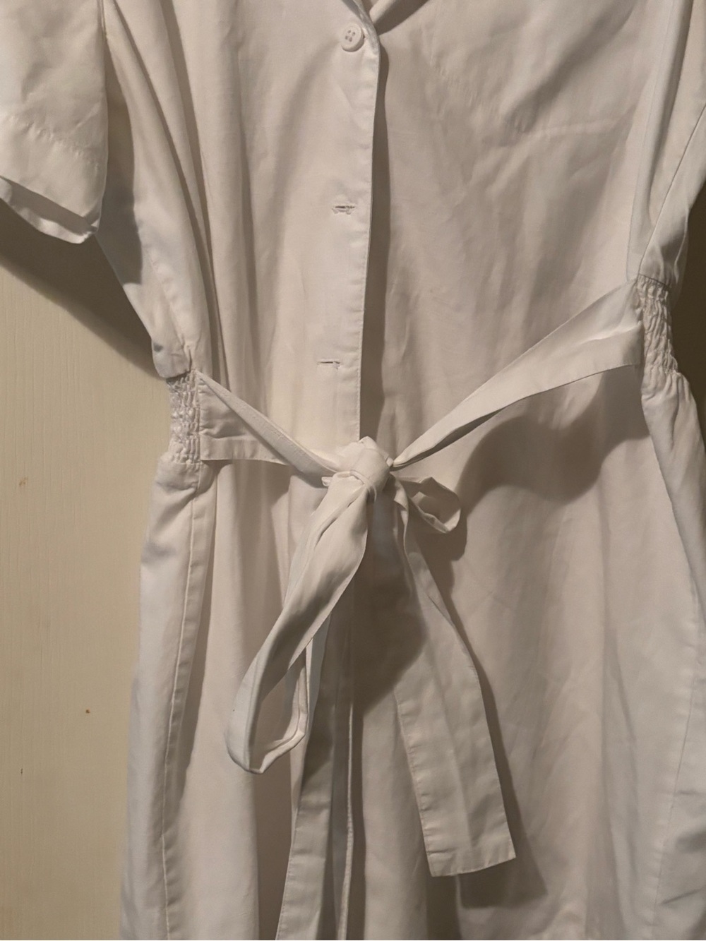 French Connection White Button-Front Shirt